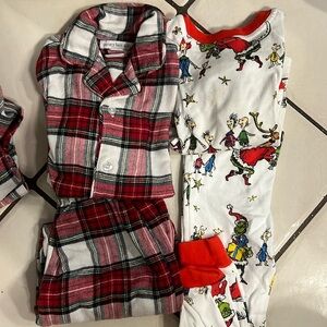 Pottery Barn Kids 3T Holiday Pajamas